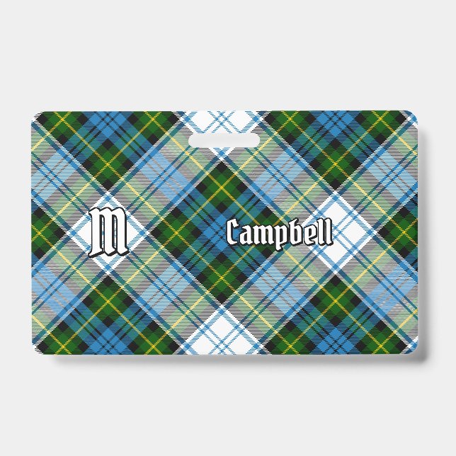 Tarjeta De Identificación Campbell Dress Tartan (Anverso)