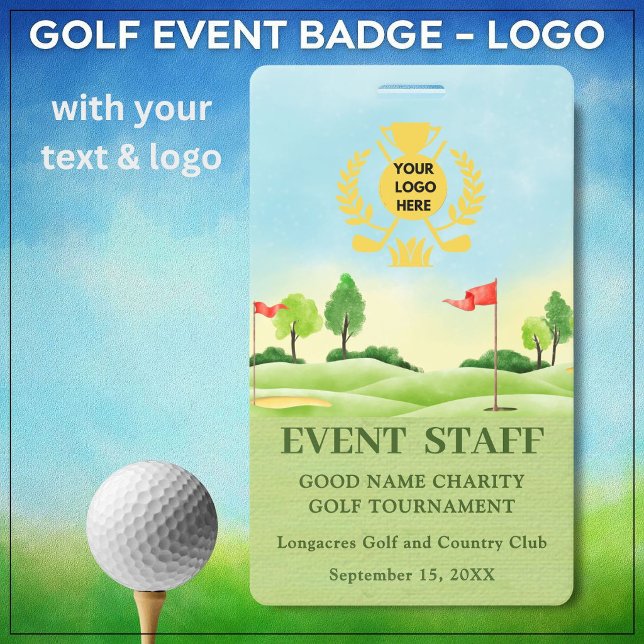 TARJETA DE IDENTIFICACIÓN CAMPO DE EVENTO DE GOLF (Subido por el creador)