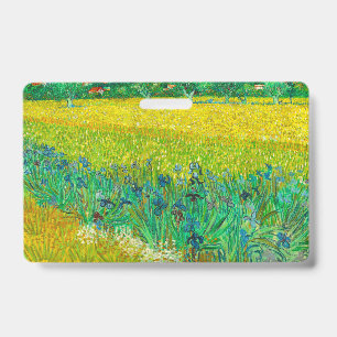 Tarjeta De Identificación Campo Van Gogh con irlandeses cerca de Arles