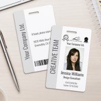 Carné de identificación corporativo personalizado 