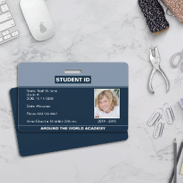 Tarjeta De Identificación Carné de identificación de estudiante de educación