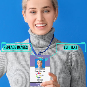 Tarjeta De Identificación Carné de identificación de seguridad del empleado