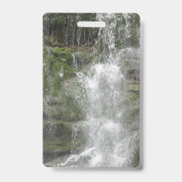 Tarjeta De Identificación Cascada La Chute en el Parque Nacional Forillon