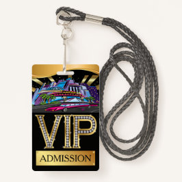 Tarjeta De Identificación CASINO VIP Lanyard BADGE