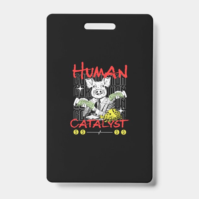 Tarjeta De Identificación Catalizador Humano (Parte frontal)