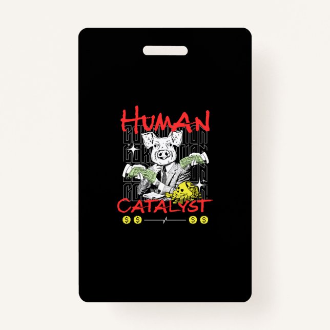 Tarjeta De Identificación Catalizador humano (Anverso)