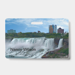 Tarjeta De Identificación Cataratas del Niágara en el lado canadiense