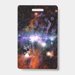 Tarjeta De Identificación Centro Galáctico de la Vía Láctea Rayos X Hubble