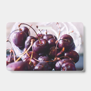 Tarjeta De Identificación Cerezas