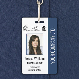 Tarjeta De Identificación Certificación de Foto de Empleado Personalizada ID