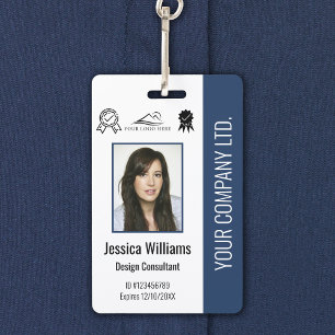 Tarjeta De Identificación Certificación de Foto de Empleado Personalizada ID