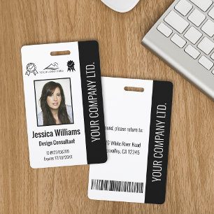 Tarjeta De Identificación Certificación de foto de empleado personalizado Ta