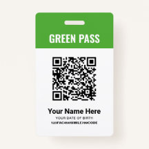Certificado de vacunación Green Pass Impreso PVC
