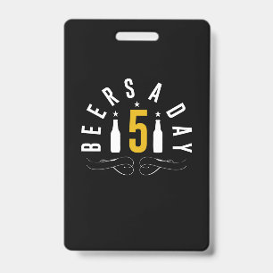 Tarjeta De Identificación Cervezas Al Día