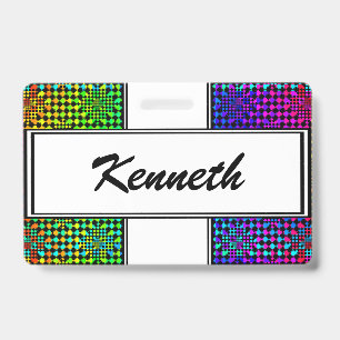 Tarjeta De Identificación Cheques revueltos por Kenneth Yoncich