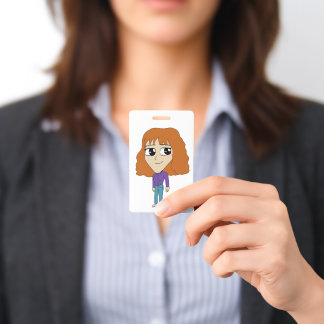 Tarjeta De Identificación chibi