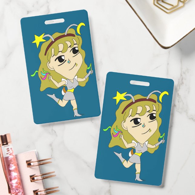 Tarjeta De Identificación chibi  (Oficina)