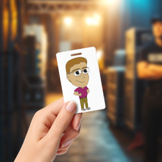 Tarjeta De Identificación chibi