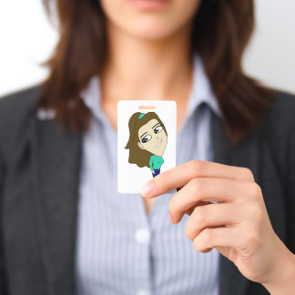 Tarjeta De Identificación chibi