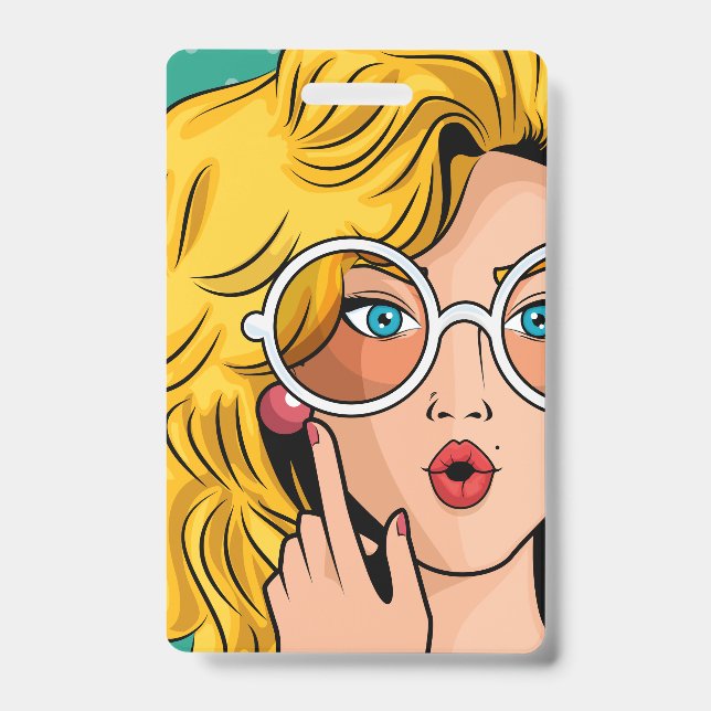 Tarjeta De Identificación Chica #1 (Front)