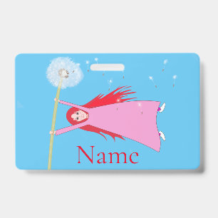 Tarjeta De Identificación Chica pelirroja Dandelion Thunder_Cove