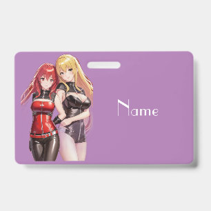 Tarjeta De Identificación Chicas Cuadros Anime Thunder_Cove