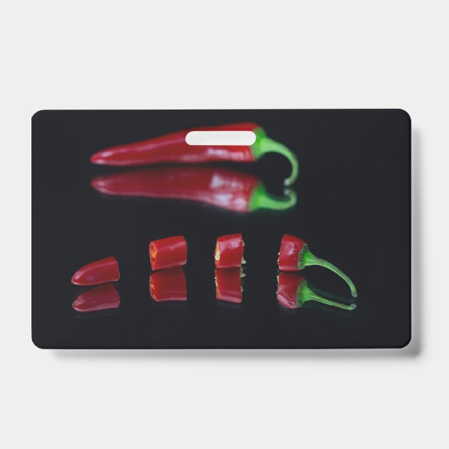 Tarjeta De Identificación Chili picante (Parte frontal)