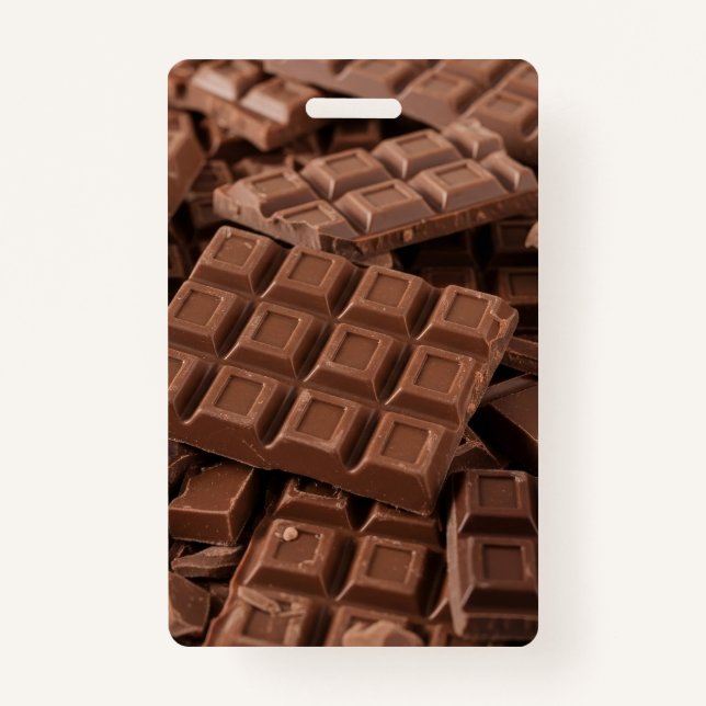 Tarjeta De Identificación Chocolate cada (Anverso)