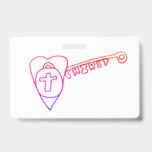 Tarjeta De Identificación Christ is the Key 