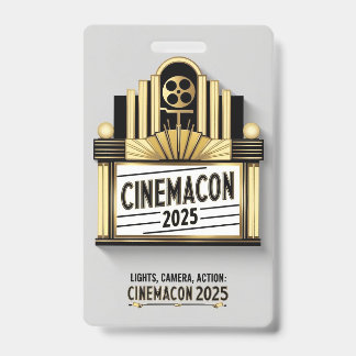 Tarjeta De Identificación CinemaCon 2025