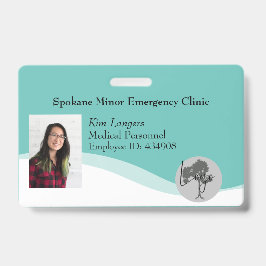 Tarjeta De Identificación Cintillo de identificación horizontal Badge Genéri