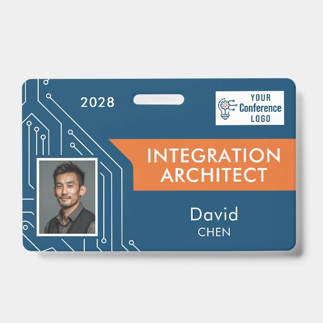 Tarjeta De Identificación Circuit Technology Architect Vendor Photo ID Badge (Parte frontal)