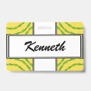 Tarjeta De Identificación Círculo de Doble Hoja por Kenneth Yoncich