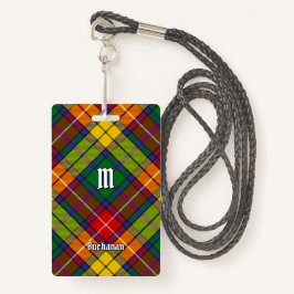 Tarjeta De Identificación Clan Buchanan Tartan