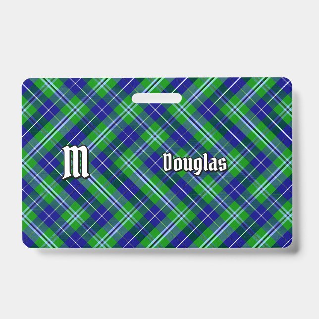 Tarjeta De Identificación Clan Douglas Tartan (Parte frontal)