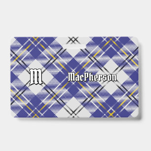 Tarjeta De Identificación Clan MacPherson Blue Dress Tartan