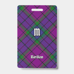Tarjeta De Identificación Clan Wardlaw Tartan