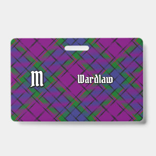 Tarjeta De Identificación Clan Wardlaw Tartan