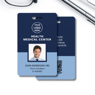 Tarjeta De Identificación Clínica de Atención Médica ID Profesional Médico