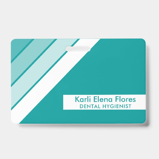 Tarjeta De Identificación Clínica Dental Retro (Parte frontal)