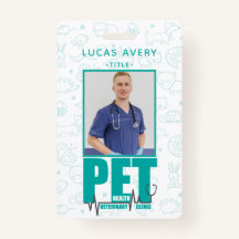 Clínica veterinaria Foto Azul moderno