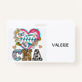 Tarjeta De Identificación CNA Certified Nurse Aide Name Badge