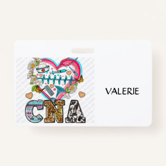 Tarjeta De Identificación CNA Certified Nurse Aide Name Badge