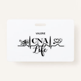 Tarjeta De Identificación CNA Life Name Badge