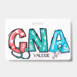 Tarjeta De Identificación CNA Name Badge