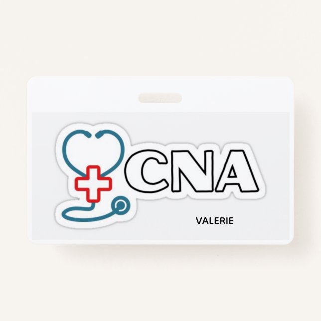 Tarjeta De Identificación CNA Name Badge (Anverso)