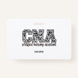 Tarjeta De Identificación CNA Name Badge