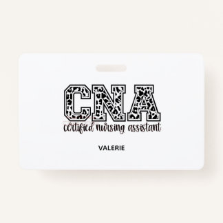 Tarjeta De Identificación CNA Name Badge