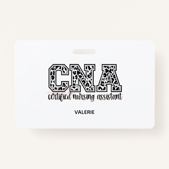 Tarjeta De Identificación CNA Name Badge (Anverso)