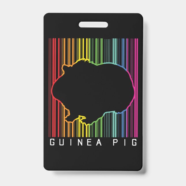 Tarjeta De Identificación Cobaya (Parte frontal)